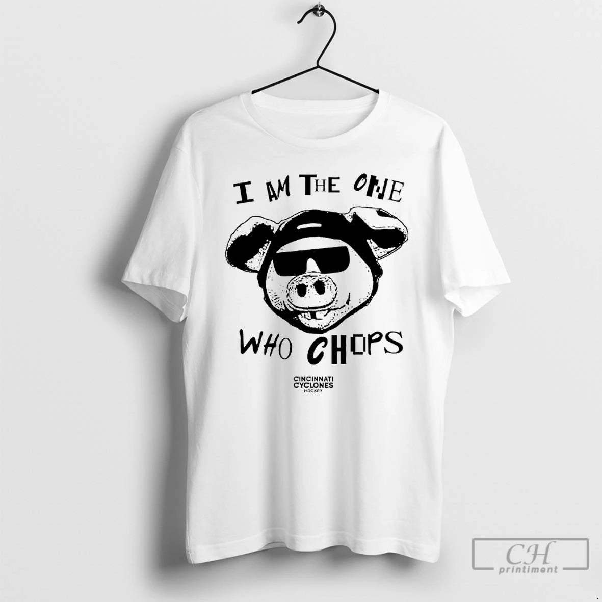 Classic I Am The One Who Chops Cincinnati Cyclones Hockey T Shirts - clothing by TeeHivey.com