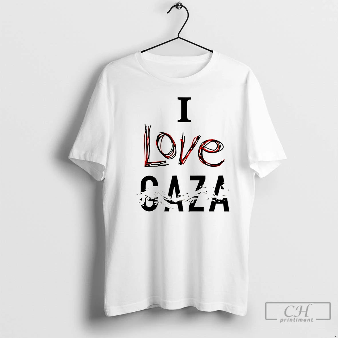 Classic I Love Gaza 2025 Christmas - clothing by TeeHivey.com