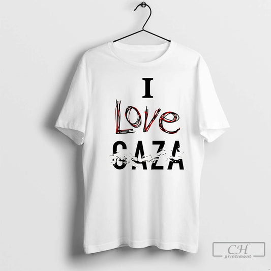 Classic I Love Gaza 2025 Christmas - clothing by TeeHivey.com