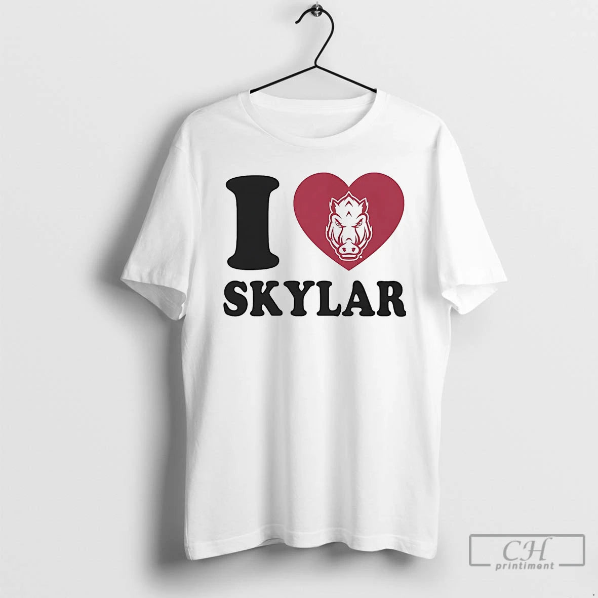 Classic I Love Skylar Ellison Heart Arkansas Razorbacks - clothing by TeeHivey.com