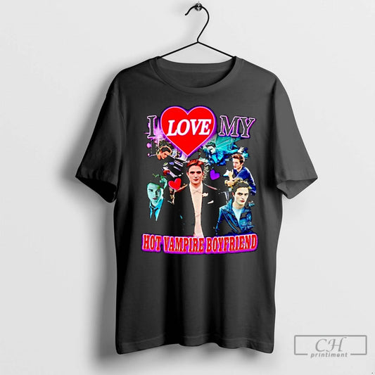 Classic I Love My Hot Vampire Boyfriend Ornaments - clothing by TeeHivey.com