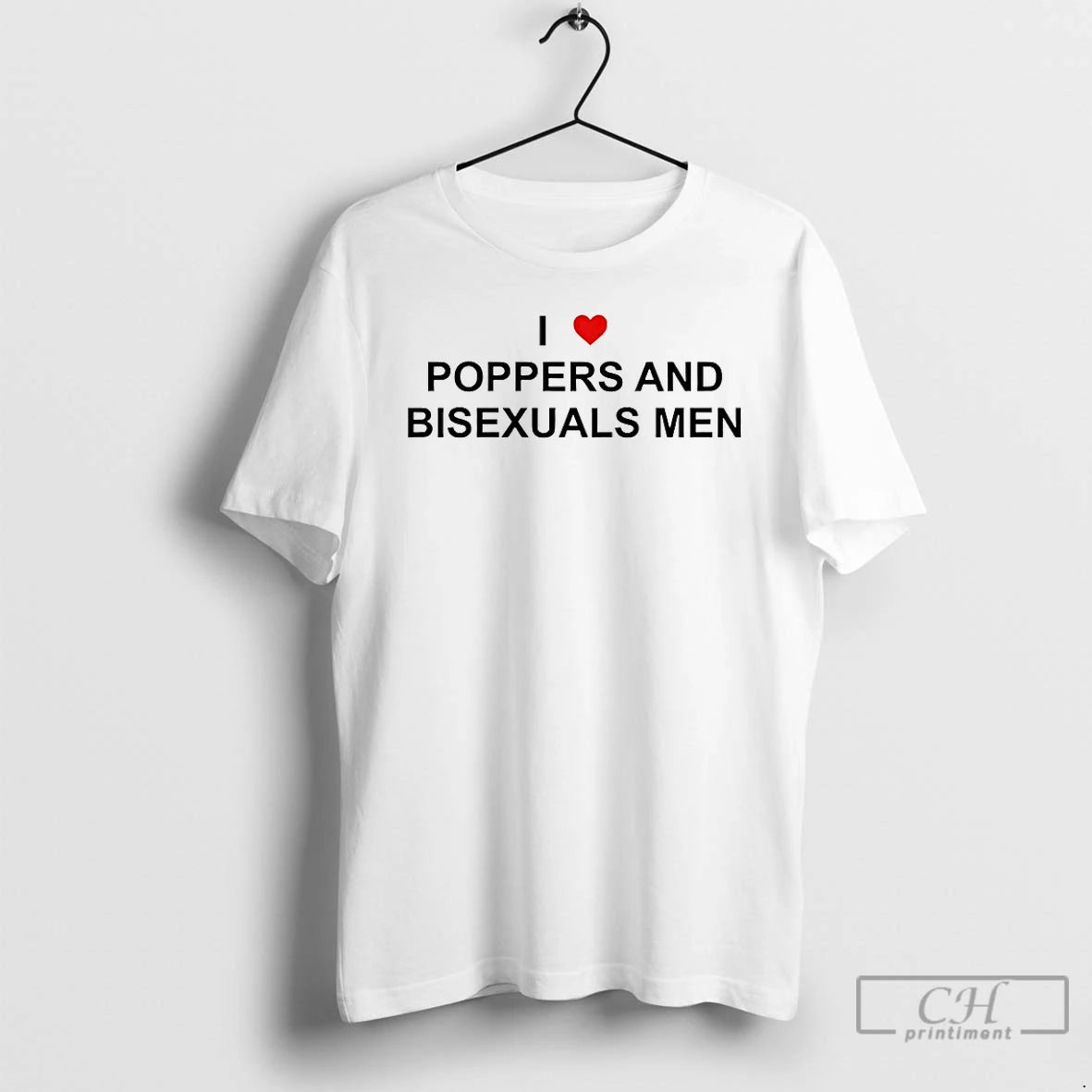 Classic I Love Poppers And Bisexual Men T Shirts - clothing by TeeHivey.com