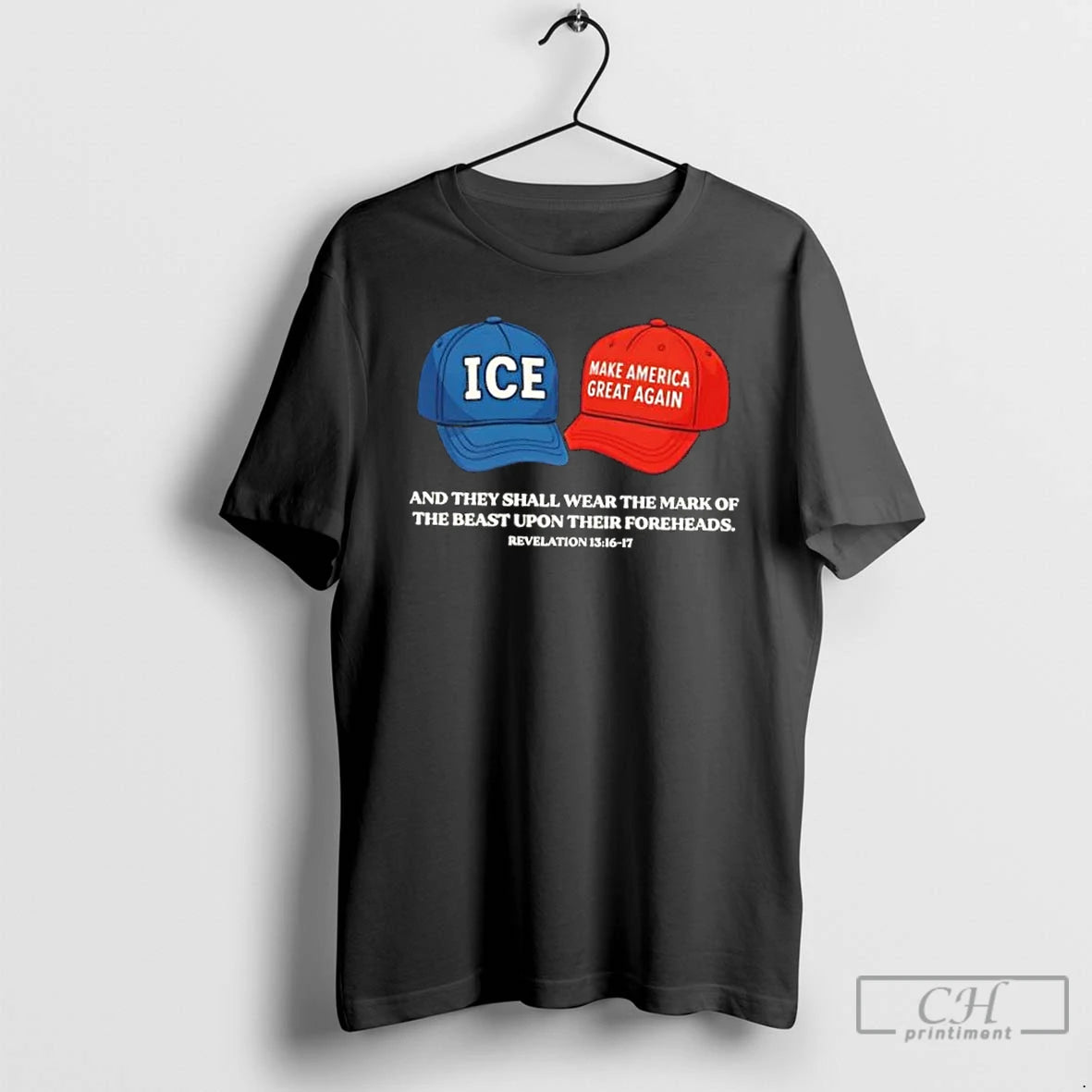 Classic Ice X Maga Craps Hats And They Shall Wear The Mark Of The Beast - clothing by TeeHivey.com