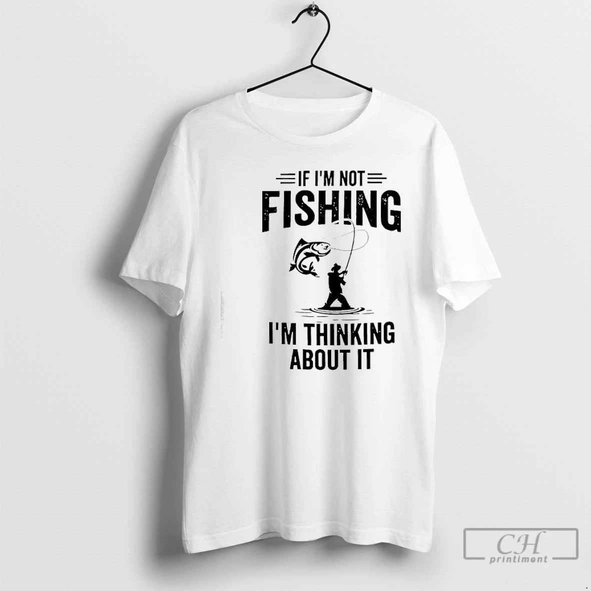 Classic If Im Not Fishing - clothing by TeeHivey.com