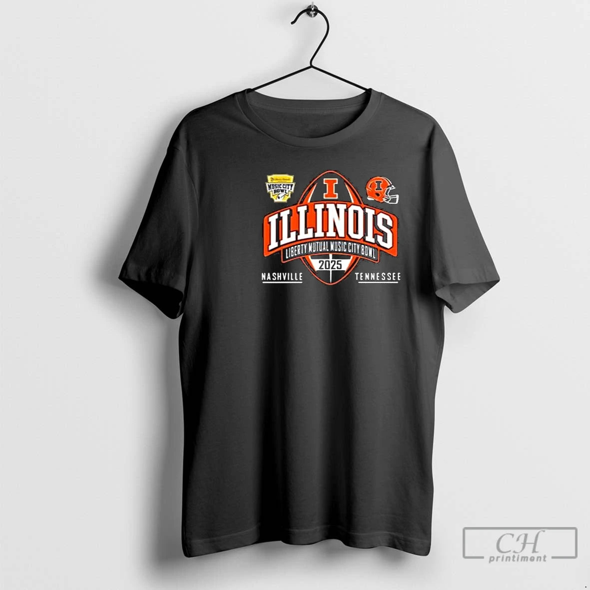 Classic Illinois 2025 Liberty Mutual Music City Event Circle Black - clothing by TeeHivey.com