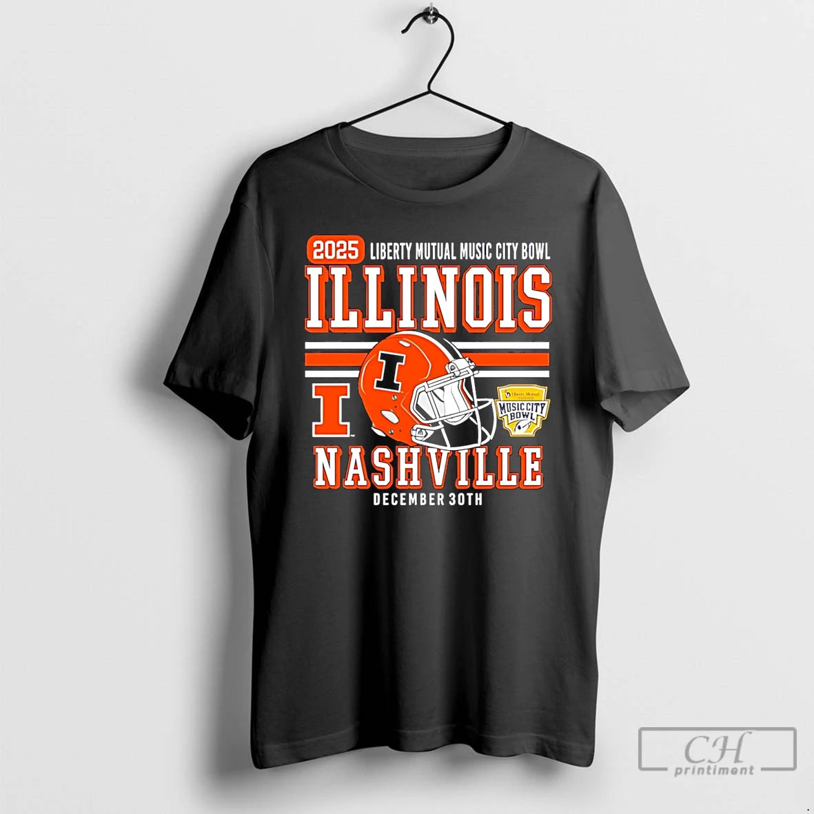 Classic Illinois Fighting Illini Football 2025 Music City Bowl - clothing by TeeHivey.com