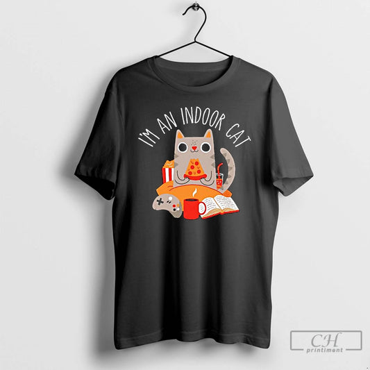 Classic Im An Indoor Cat Graphic - clothing by TeeHivey.com