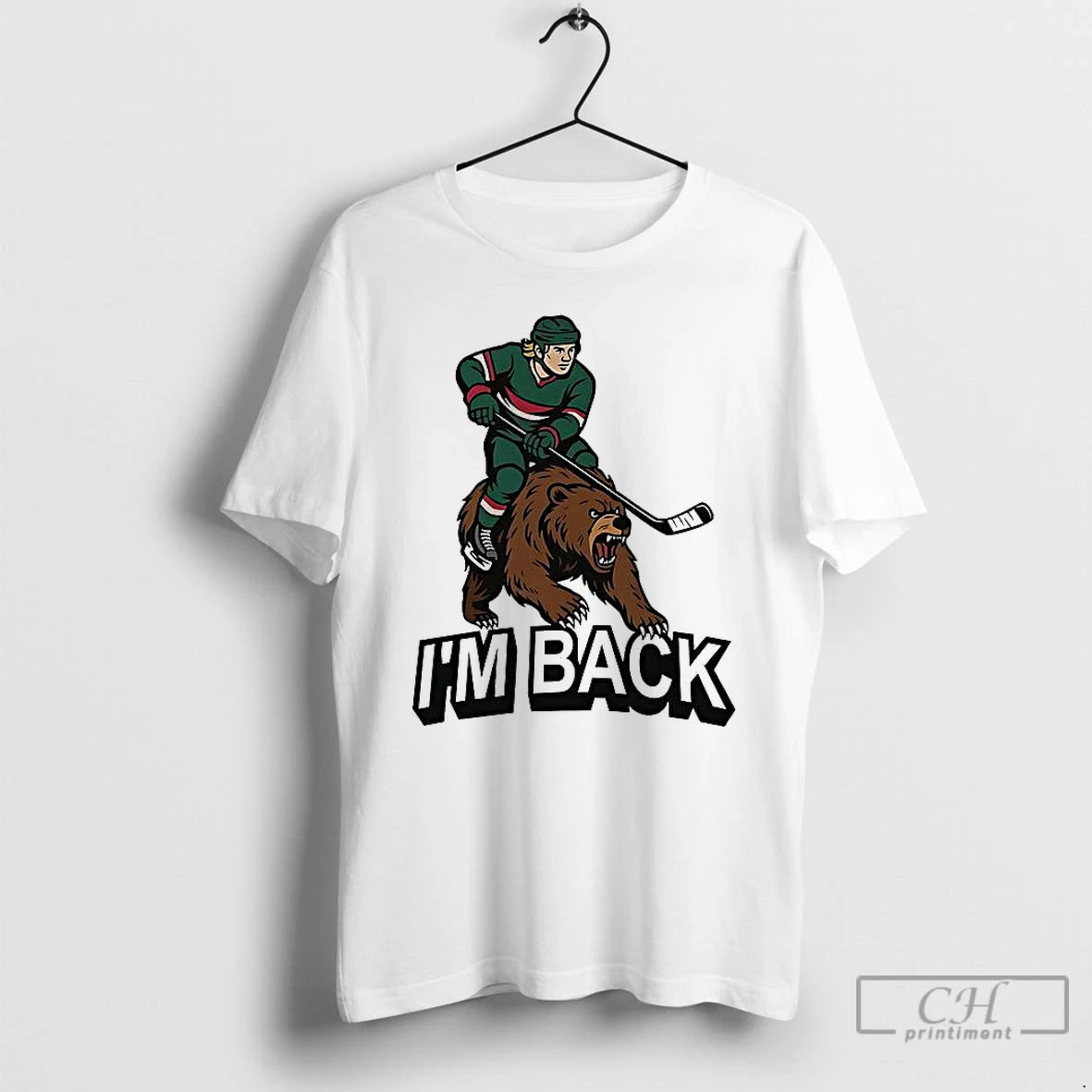 Classic Im Back Minnesota Wild Nhl T Shirts - clothing by TeeHivey.com