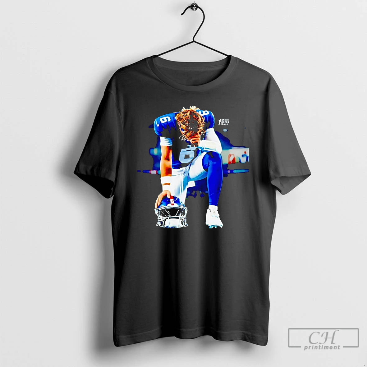 Classic In Jaxson Dart We Trust Ny Giants Helmet T Shirts - clothing by TeeHivey.com