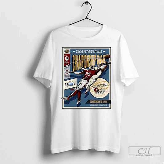 Classic Indiana Football 2025 Big Ten Football Championship Game Vintage - clothing by TeeHivey.com