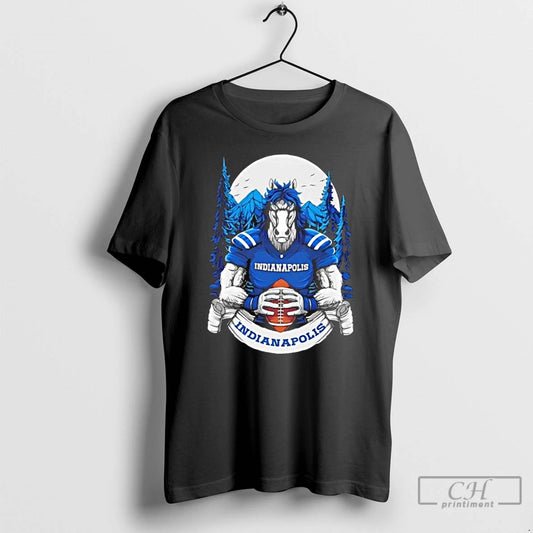 Classic Indianapolis Colts Football Mascot Hug The Ball - clothing by TeeHivey.com