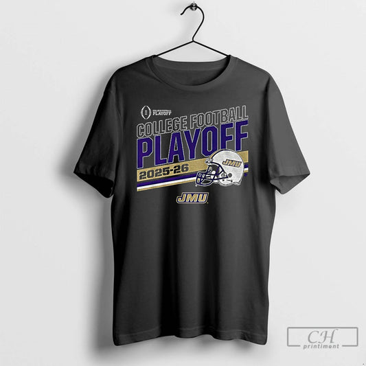 Classic James Madison Dukes Football 2025 Cfp Stripe College Football Playoff 2025 T Shirts Sweater