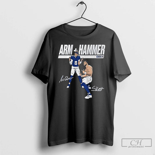 Classic Jaxson Dart Cam Skattebo Arm Hammer Signatures Long Sleve T Shirts - clothing by TeeHivey.com