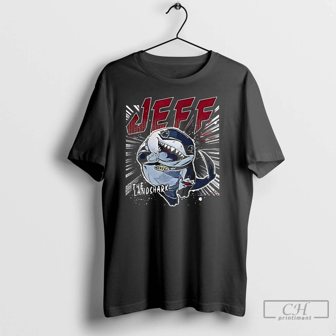 Classic Jeff The Land Shark T Shirts - clothing by TeeHivey.com