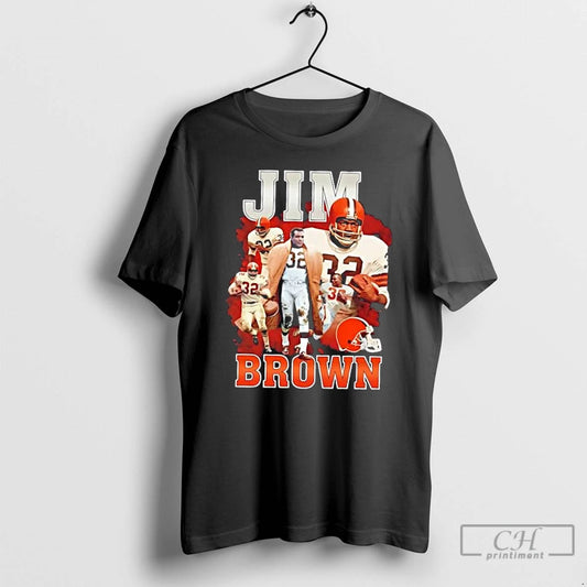 Classic Jim Brown Cleveland Browns Football Graphic T Shirts - clothing by TeeHivey.com