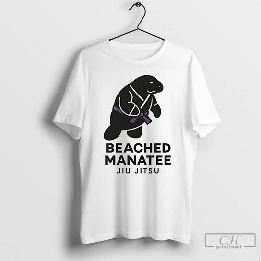 Classic Jiu Jitsu Beached Manatee T Shirts - clothing by TeeHivey.com