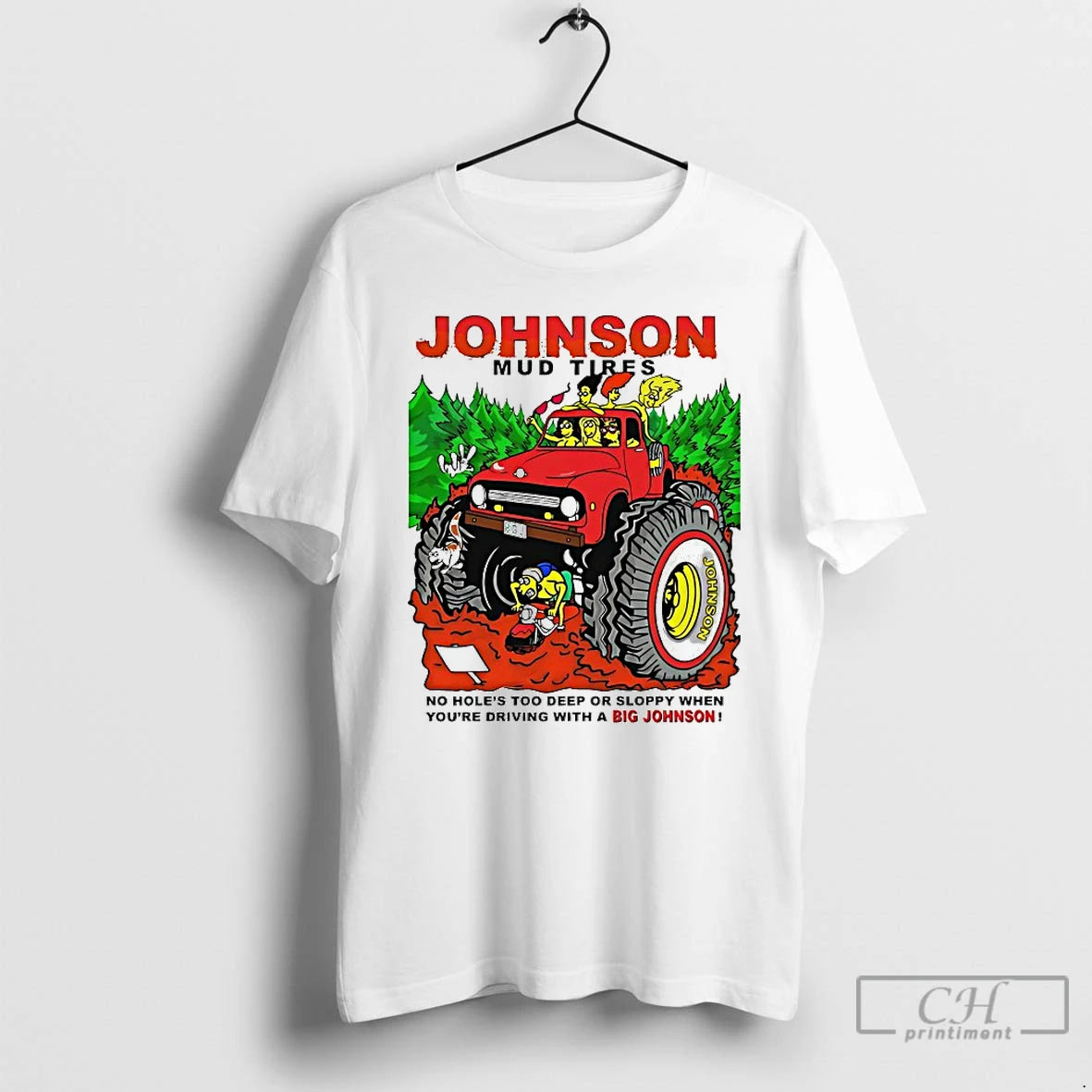 Classic Johnson Mud Tires No Holes Too Deep