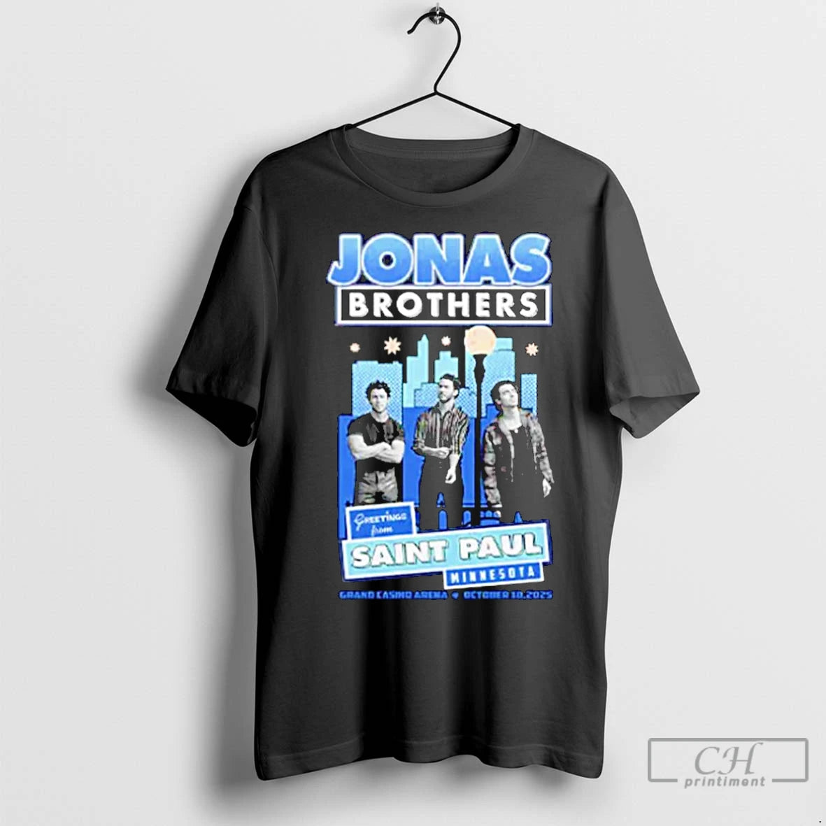 Classic Jonas Brothers Greetings From Saint Paul Minnesota - clothing by TeeHivey.com
