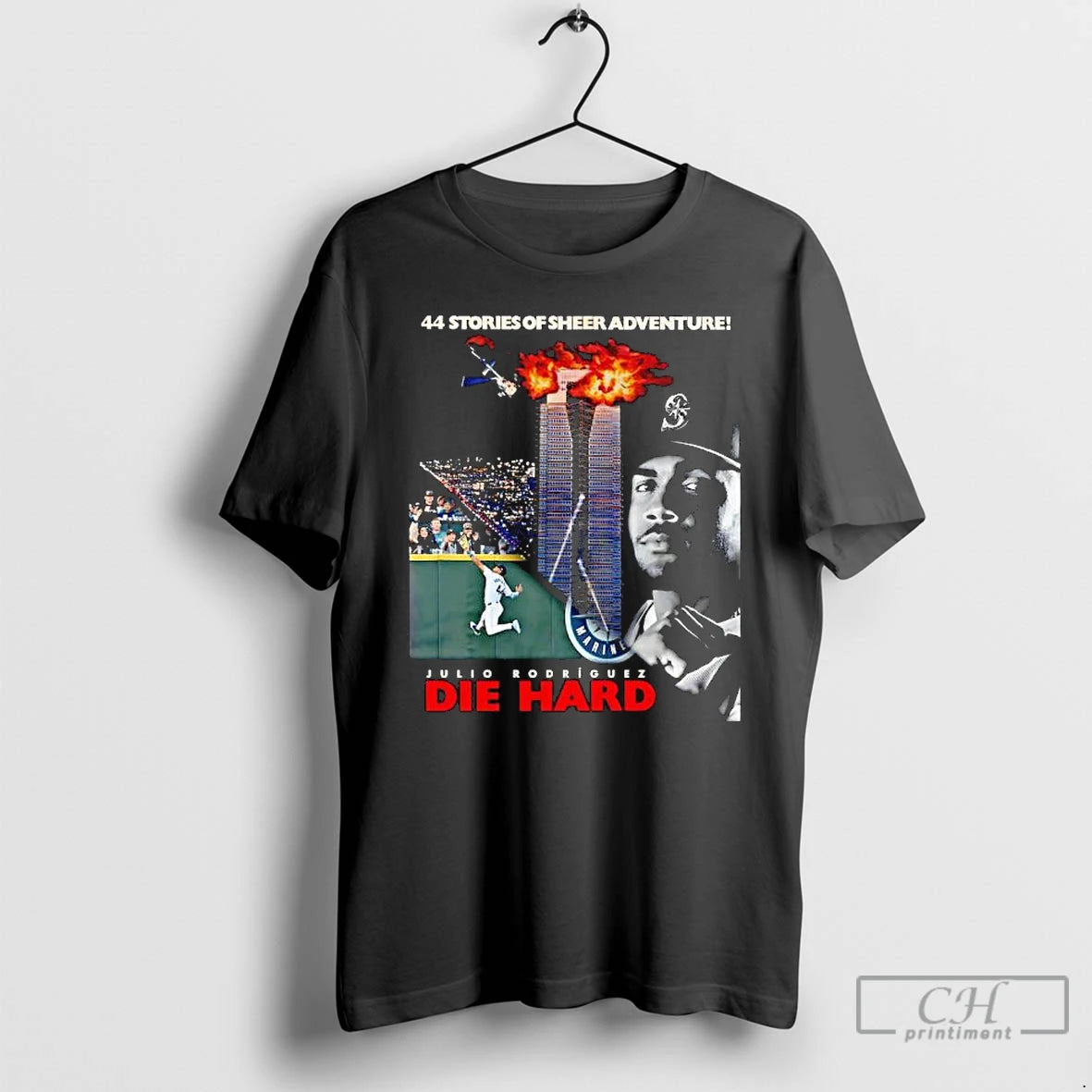 Classic Julio Rodriguez Die Hard 44 Stories Of Sheer Adventure Graphic - clothing by TeeHivey.com