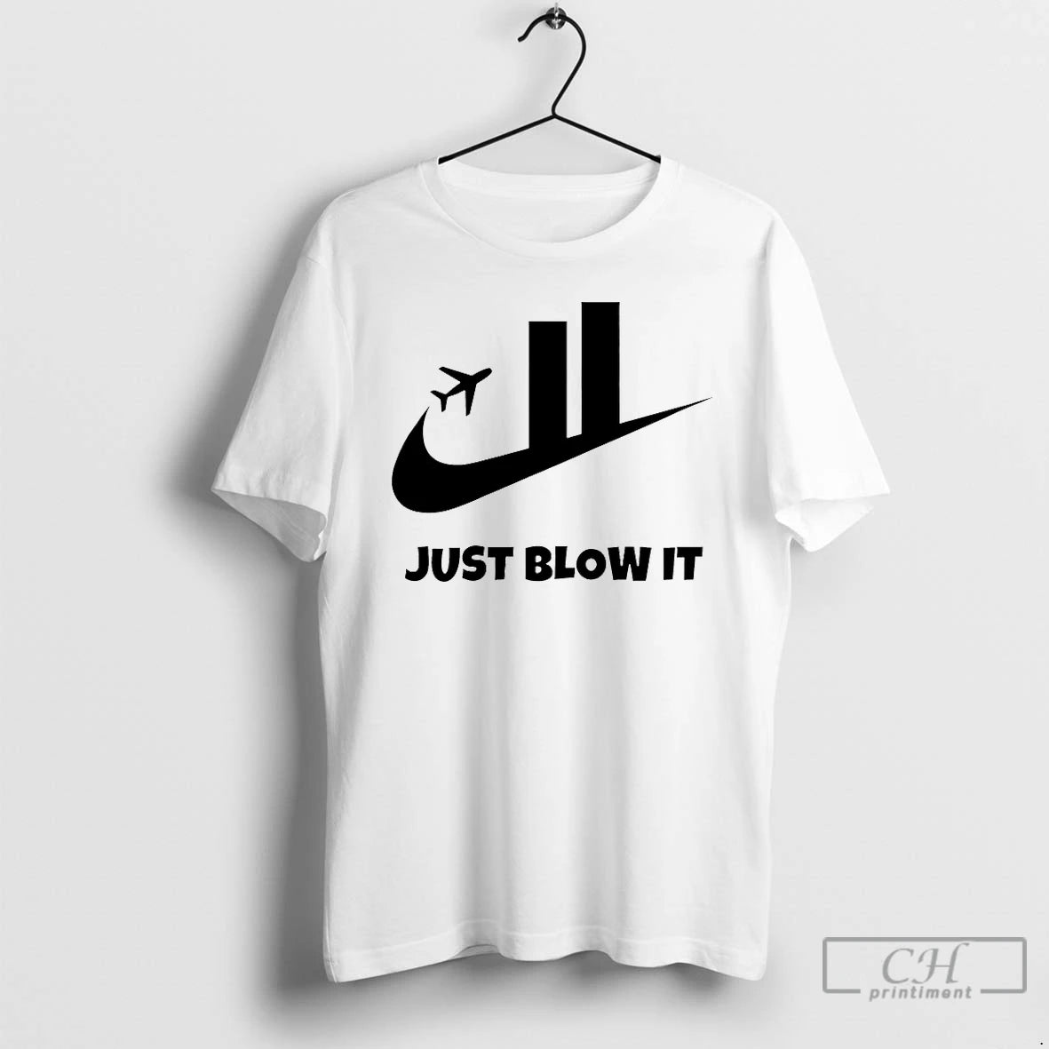 Classic Just Blow It Logo Graphic T Shirts - clothing by TeeHivey.com