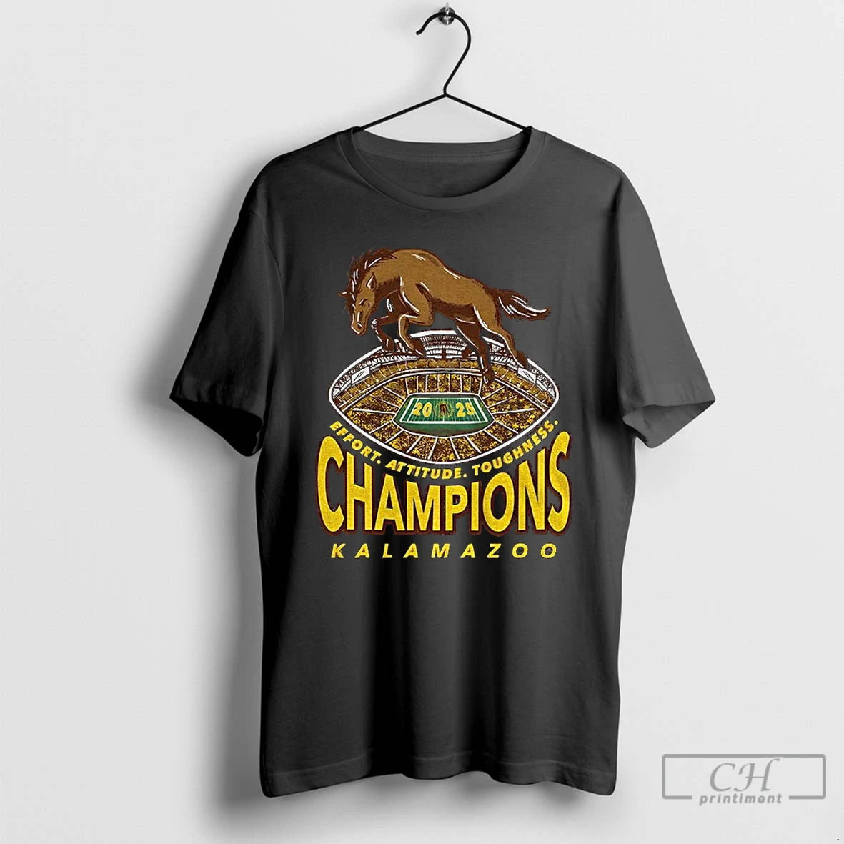 Classic Kalamazoo Hornets Football Conference Champions Effort Attitude Toughness - clothing by TeeHivey.com