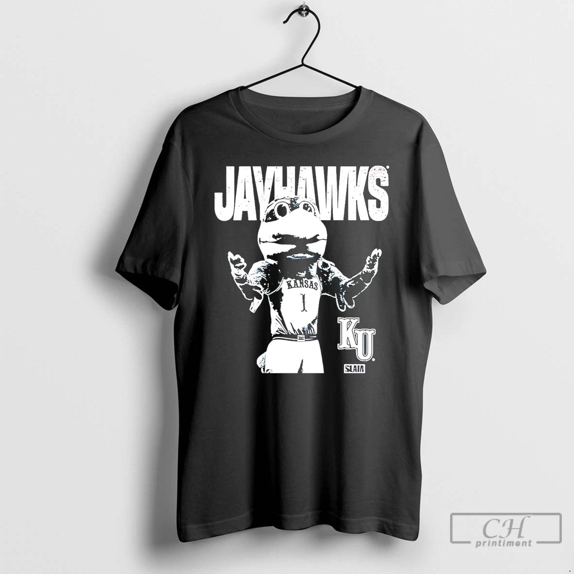Classic Kansas Jayhawks Mascot Mode Slam Graphic