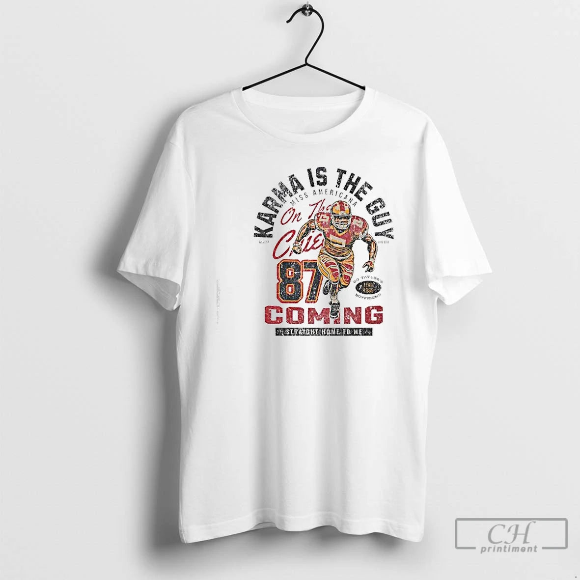 Classic Karma Is The Guy On The Guy Chiefs 87 Ready - clothing by TeeHivey.com