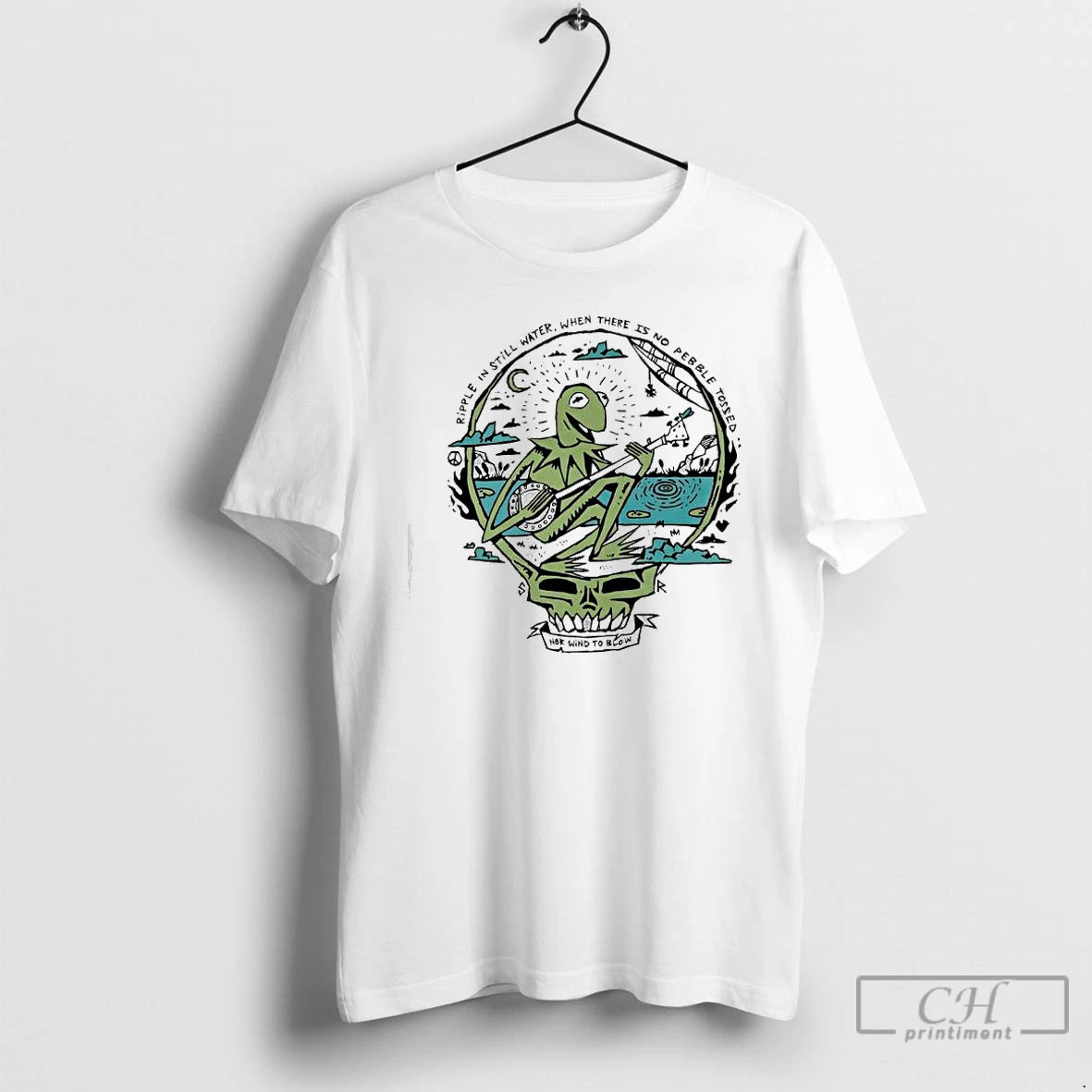 Classic Kermit The Frog Grateful Dead Ripple In Still Water When There Is No Pebble - clothing by TeeHivey.com