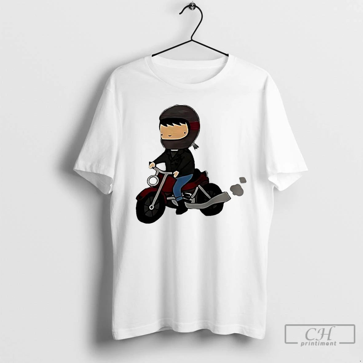 Classic Kims Convenience X Handpainted Motorcycle T Shirts - clothing by TeeHivey.com