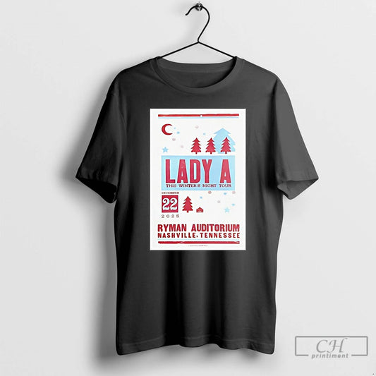 Classic Lady A This Winters Night Tour Dec 22 2025 Ryman Auditorium Nashville Tennessee - clothing by TeeHivey.com
