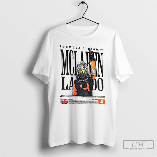 Classic Lando Mclaren F1 Racing Graphic - clothing by TeeHivey.com