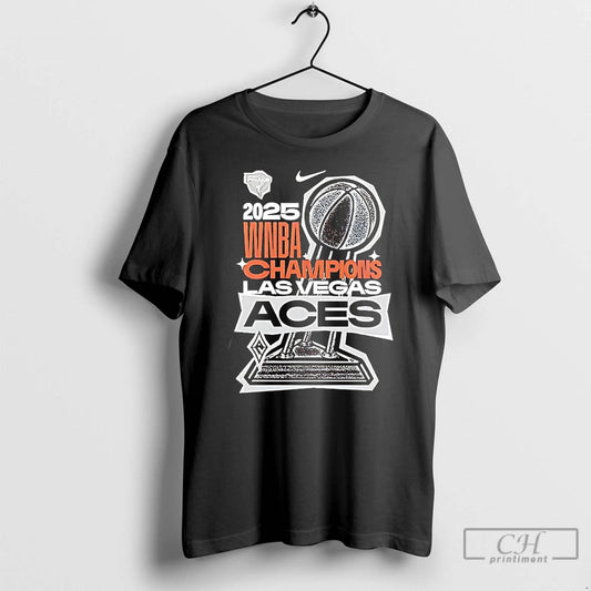 Classic Las Vegas Aces 2025 Wnba Champions Trophy T Shirts - clothing by TeeHivey.com