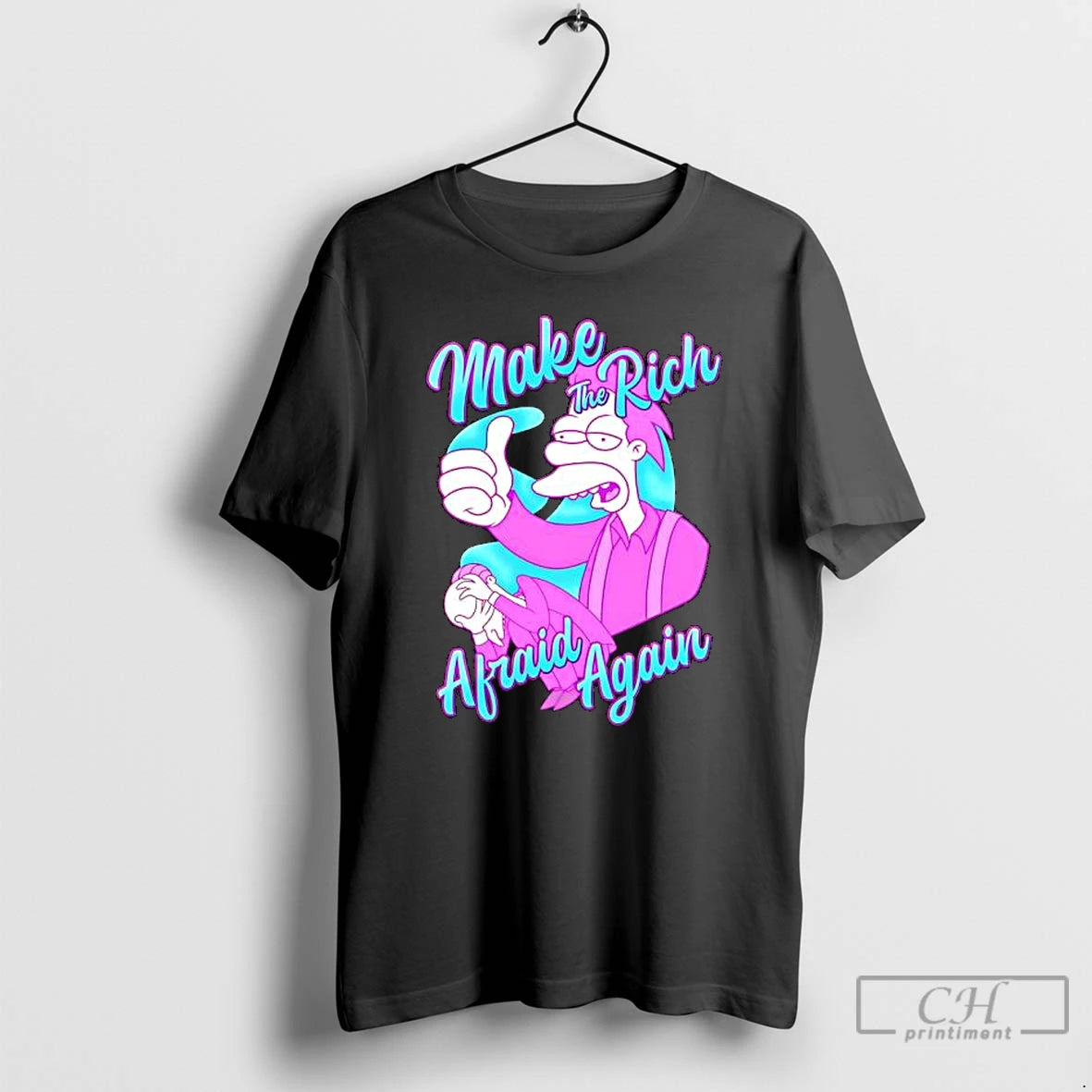 Classic Lenny Leonard The Simpsons Make The Rich Afraid Again - clothing by TeeHivey.com