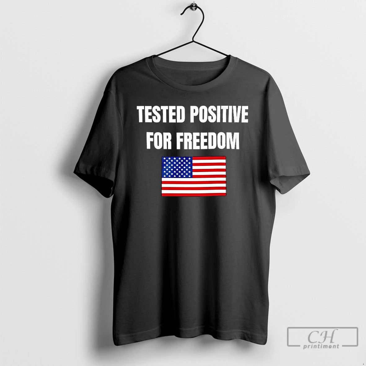 Classic Lisasmiths Tested Positive For Freedom Flag American - clothing by TeeHivey.com