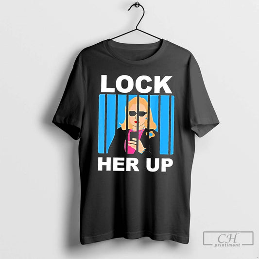Classic Lock Her Up But Her Emails Clinton In Jail T Shirts - clothing by TeeHivey.com