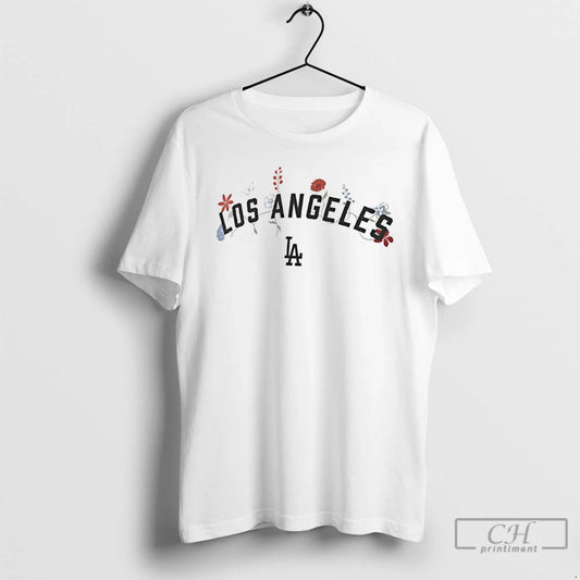 Classic Los Angeles Dodgers Elevated Botanical