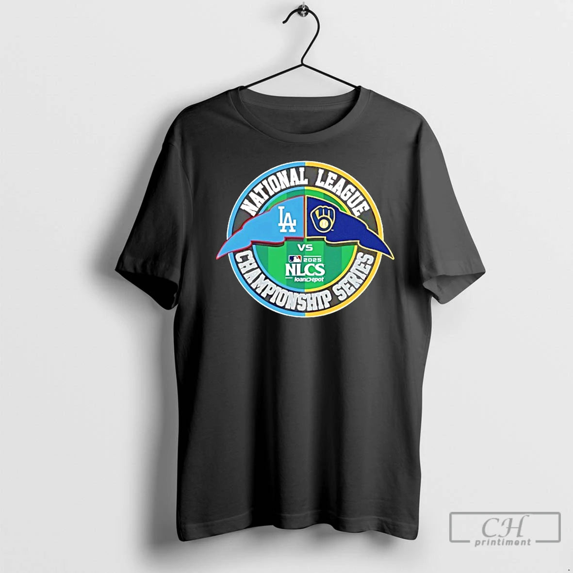 Classic Los Angeles Dodgers Vs Milwaukee Brewers 2025 Nlcs Matchup - clothing by TeeHivey.com