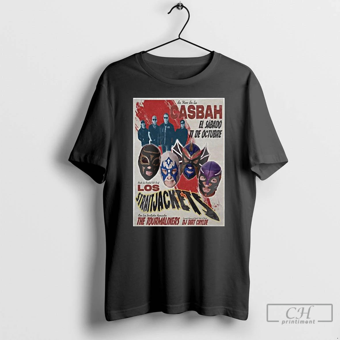 Classic Los Straitjackets With The Tourmaliners October 11 2025 San Diego Event Long Sleve - clothing by TeeHivey.com