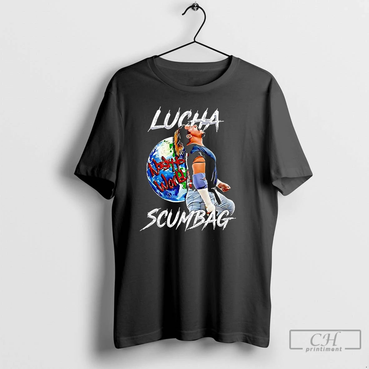 Classic Lucha Scumbag Chris Nastyy T Shirts - clothing by TeeHivey.com