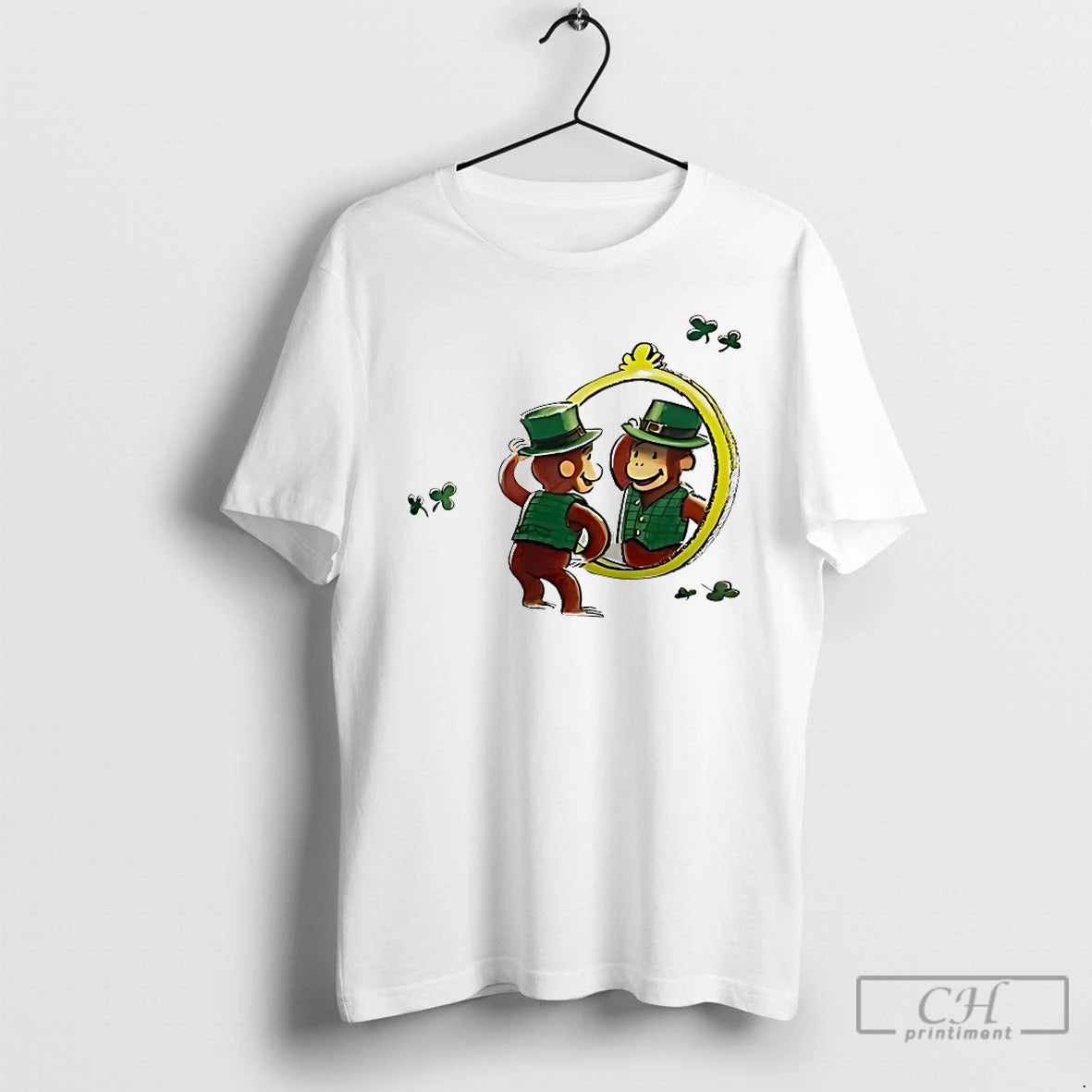 Classic Lucky Monkey St Patricks Day