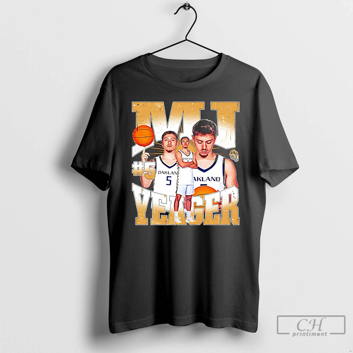 Classic Mj Yeager Oakland Basketball Ncaa Player Collage