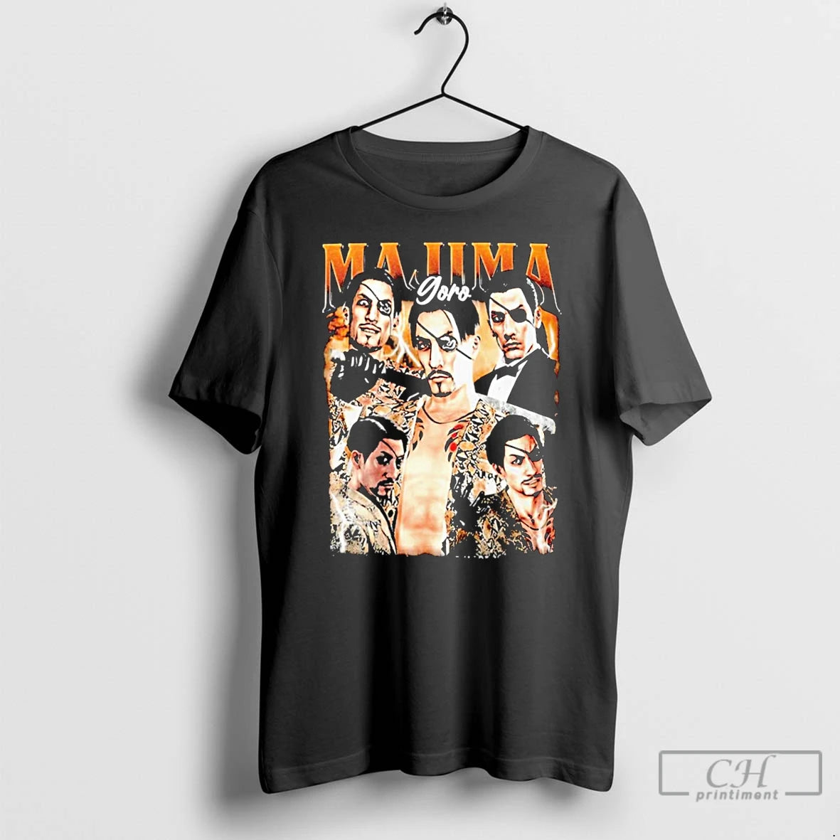 Classic Majima Goro Picture Collage T Shirts - clothing by TeeHivey.com