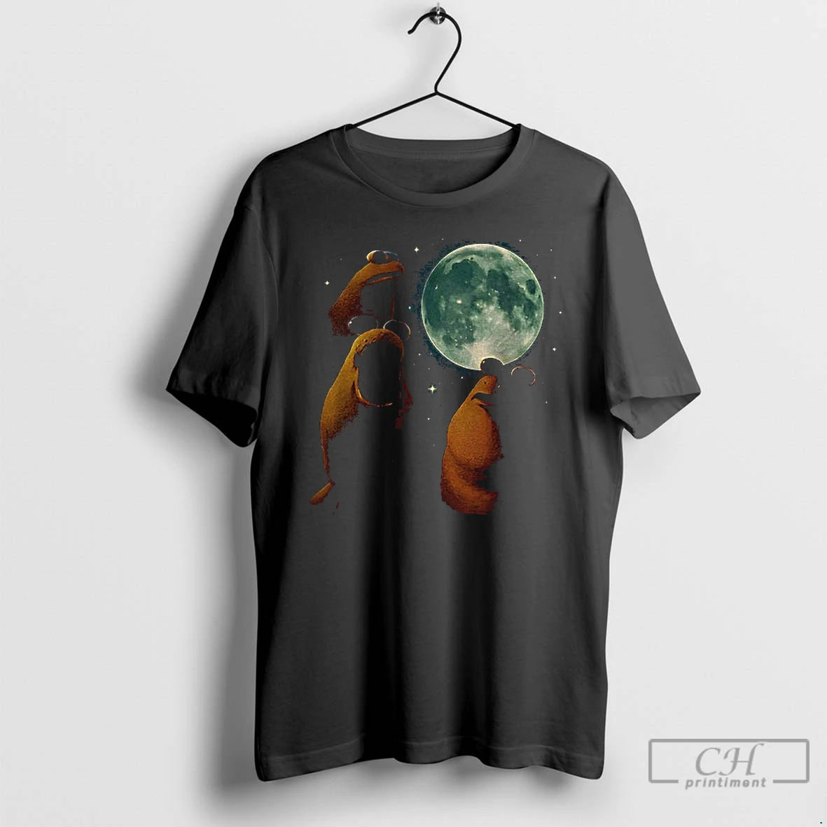 Classic Marcus The Worm Under Moonlight Graphic - clothing by TeeHivey.com