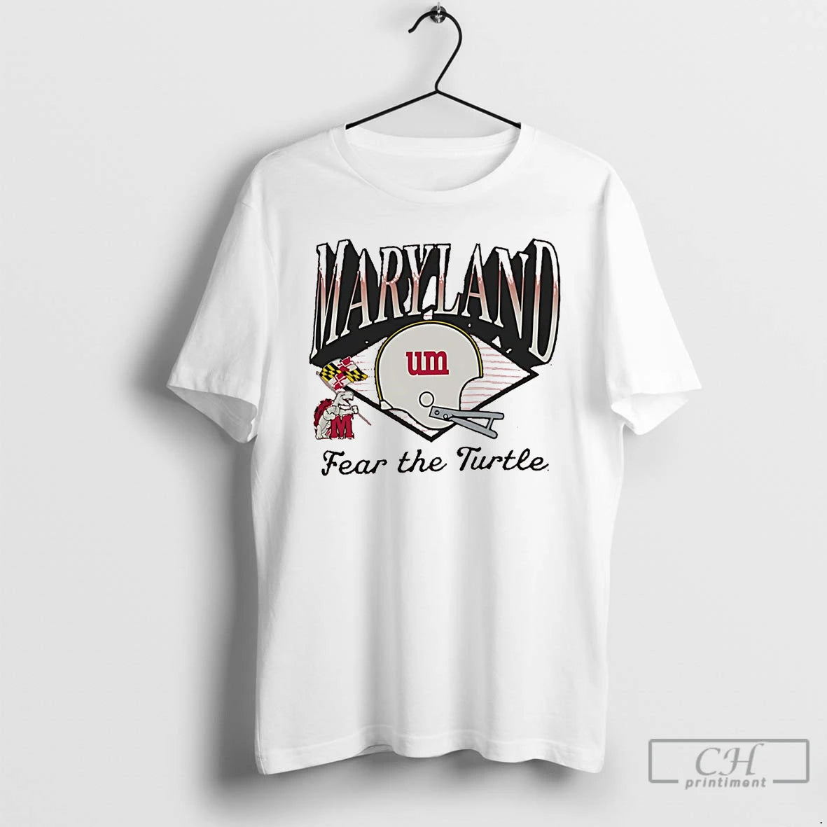Classic Maryland Terrapins Fear The Turtle T Shirts - clothing by TeeHivey.com