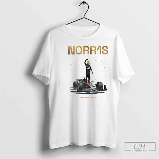 Classic Mclaren Lando Norris First Home Grand Prix Win Silverstone 2025 - clothing by TeeHivey.com