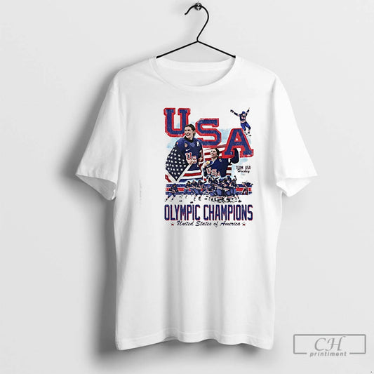 Classic Megan Keller Ice Hockey 2026 Oplympic Champions United States Of America T Shirts Sweater