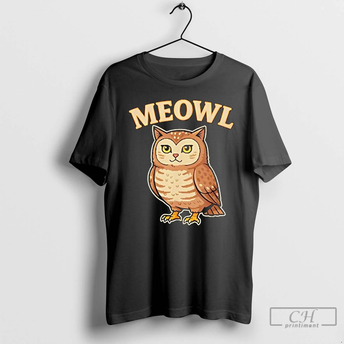 Classic Meowl Funny Meow Cat Owl Brainrot Meme - clothing by TeeHivey.com
