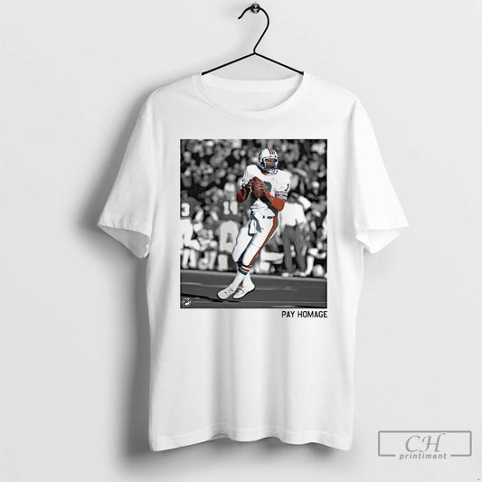 Classic Miami Dolphins Dan Marino Ash T Shirts - clothing by TeeHivey.com