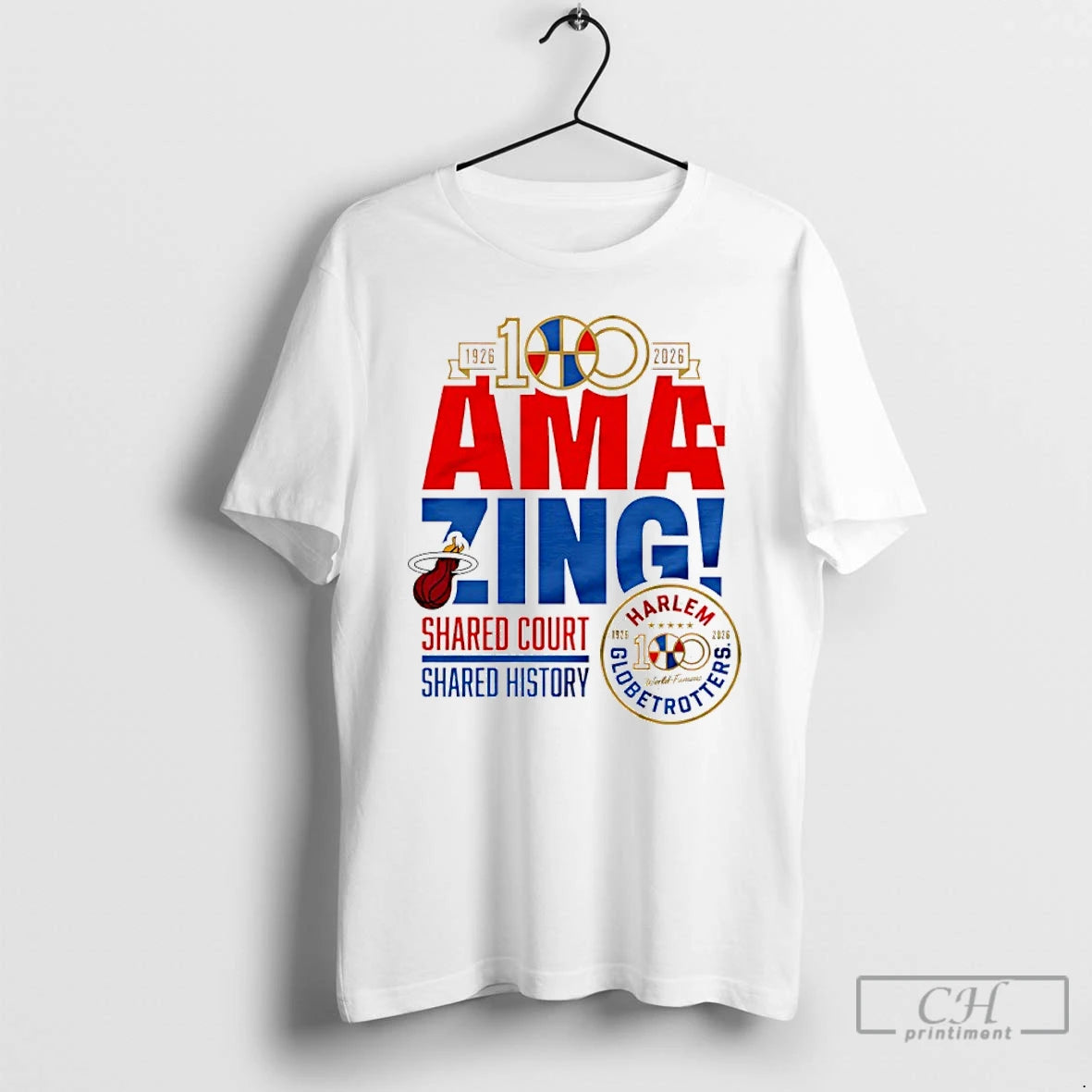Classic Miami Heat X Harlem Globetrotters Amazing 100 Year 1926 2026 - clothing by TeeHivey.com