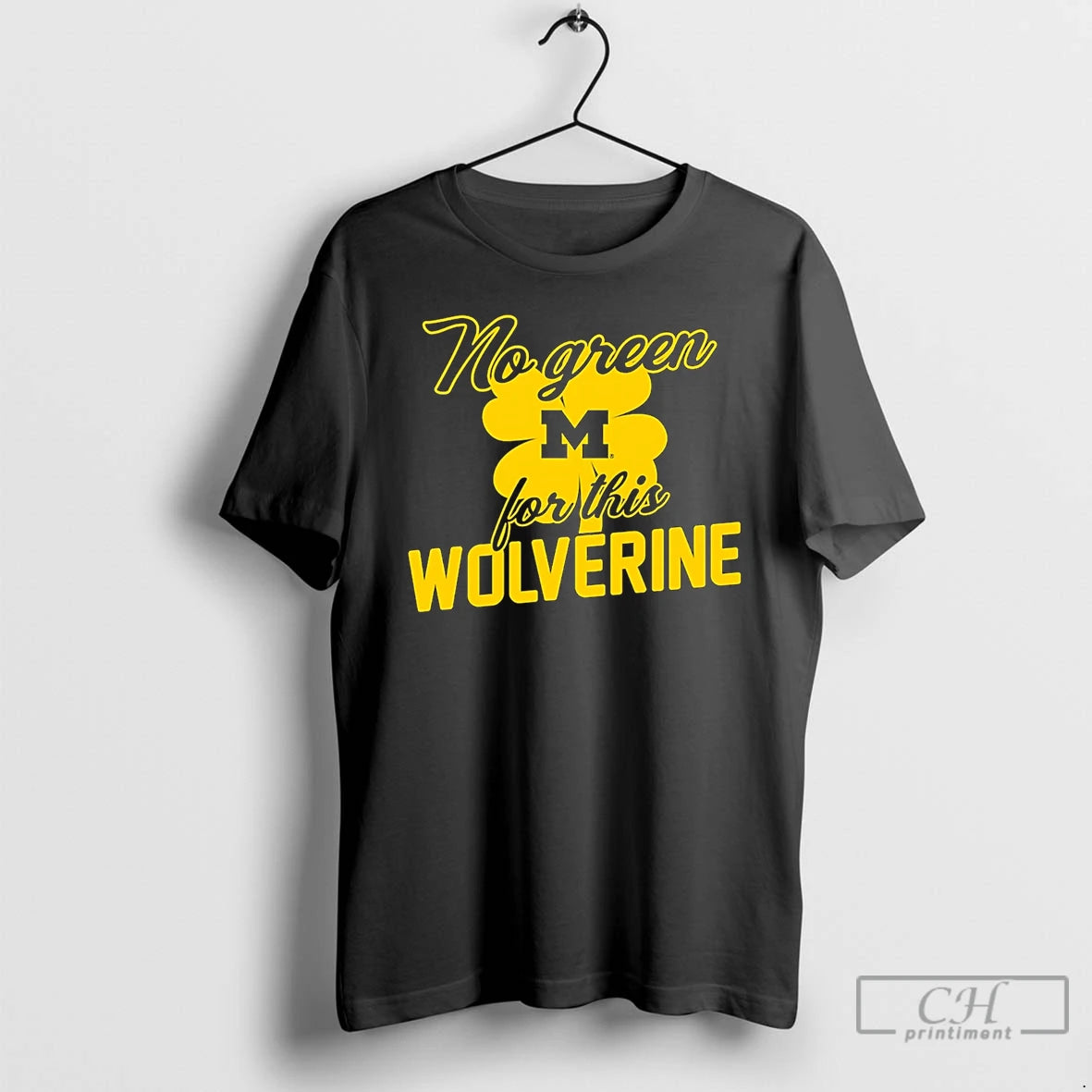 Classic Michigan No Green For This Wolverine